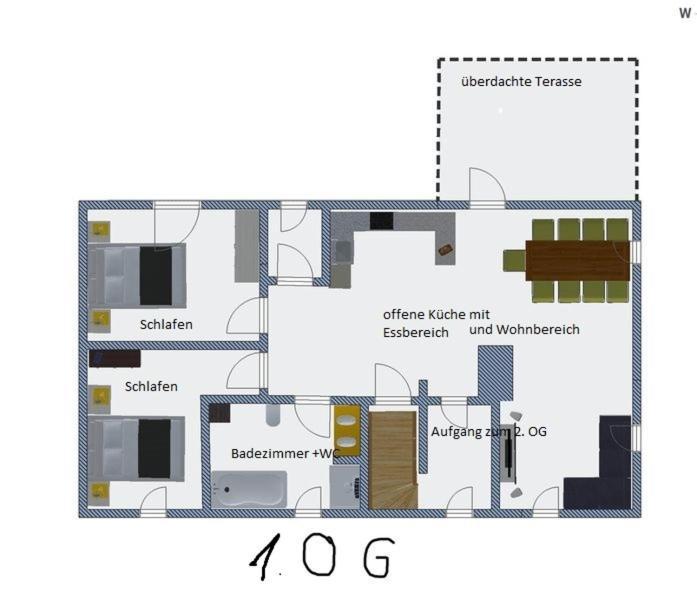 Ferienwohnung Romantica 1. Und 2. Og Schopfloch Exterior foto
